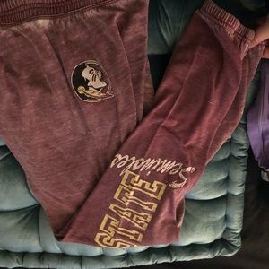 FSU Florida State Joggers Sweatpants Oversized